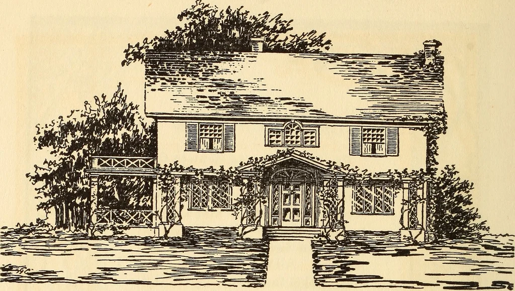 An illustration from Wildwood homes : being a collection of houses and details with suggestions for the home builder, 1912, leaf 13