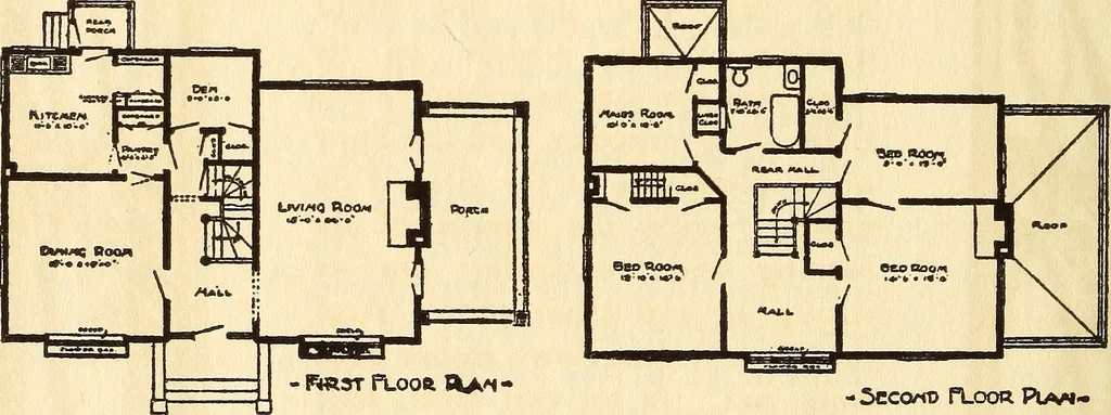 An illustration from Wildwood homes : being a collection of houses and details with suggestions for the home builder, 1912, leaf 19
