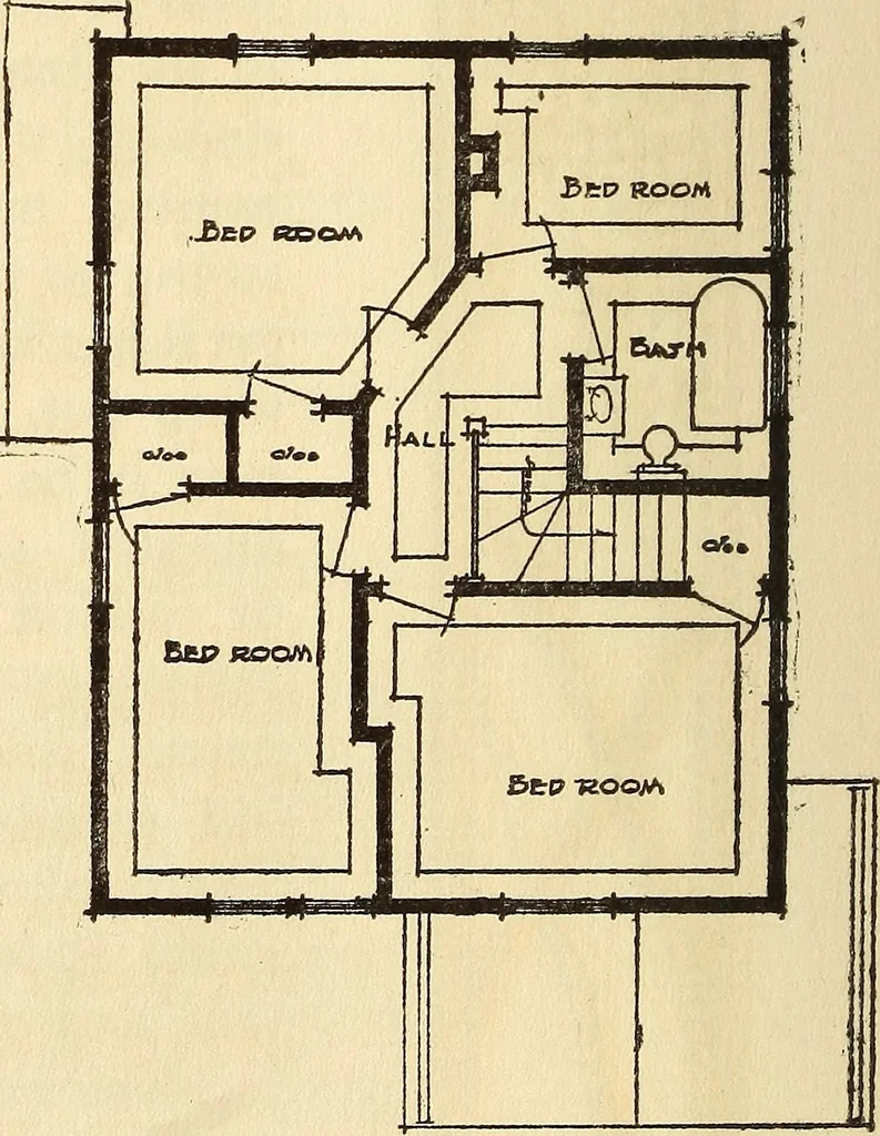 An illustration from Wildwood homes : being a collection of houses and details with suggestions for the home builder, 1912, leaf 21