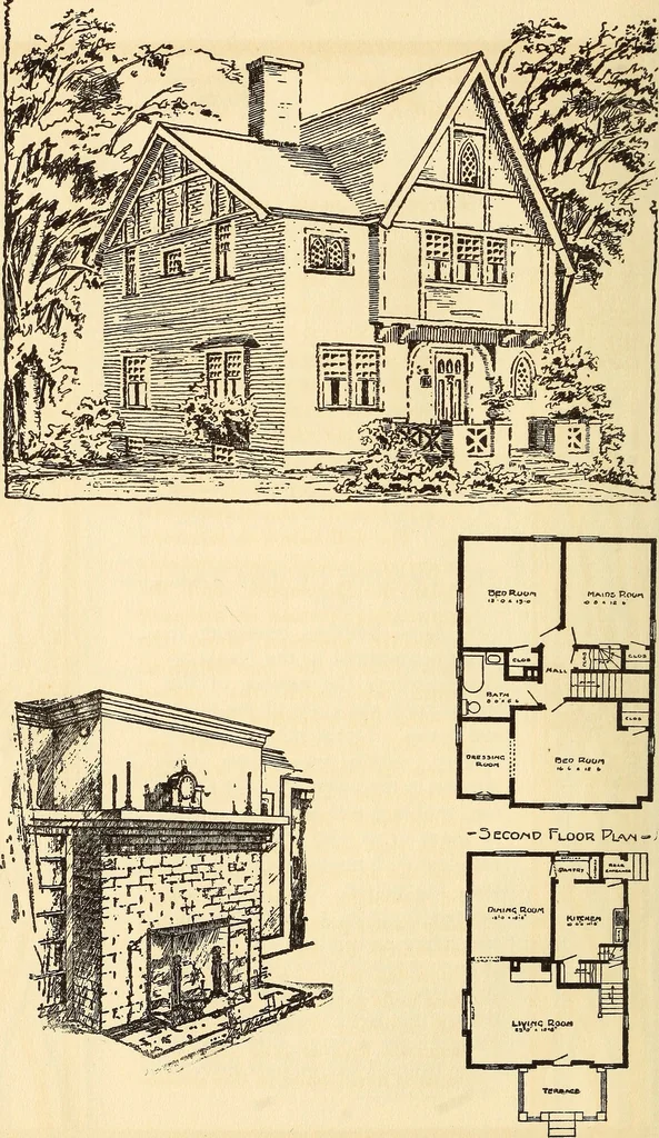 An illustration from Wildwood homes : being a collection of houses and details with suggestions for the home builder, 1912, leaf 29