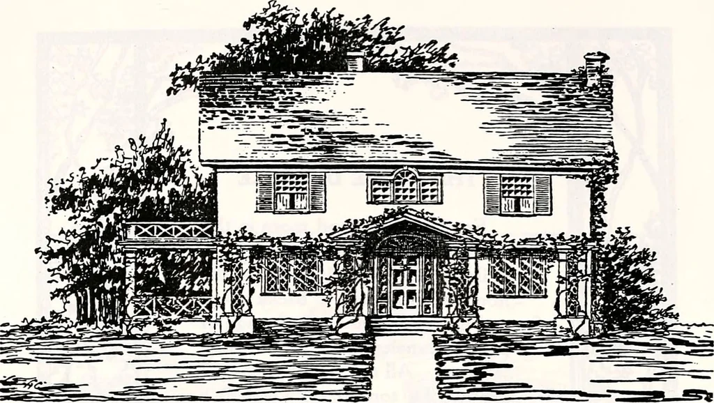 An illustration from Wildwood homes : being a collection of houses and details with suggestions for the home builder, 1912, leaf 11