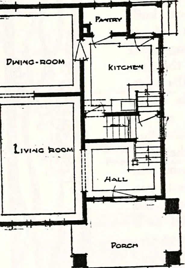 An illustration from Wildwood homes : being a collection of houses and details with suggestions for the home builder, 1912, leaf 19