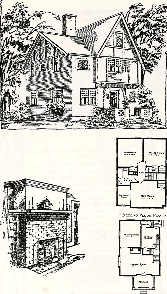 An illustration from Wildwood homes : being a collection of houses and details with suggestions for the home builder, 1912, leaf 27