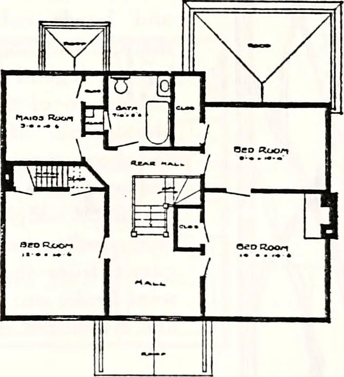 An illustration from Wildwood homes : being a collection of houses and details with suggestions for the home builder, 1912, leaf 31