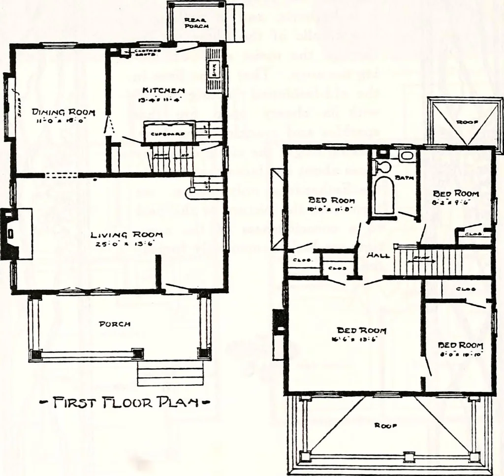 An illustration from Wildwood homes : being a collection of houses and details with suggestions for the home builder, 1912, leaf 35