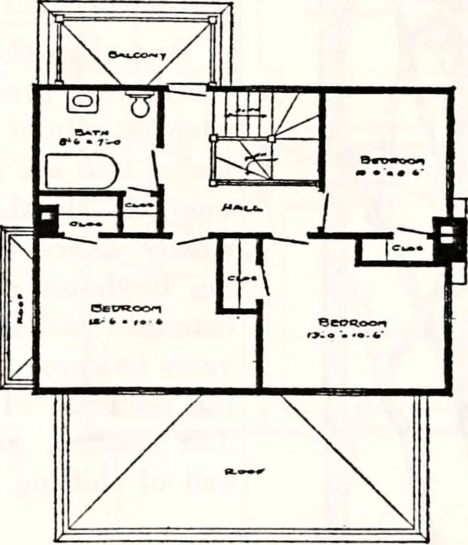 An illustration from Wildwood homes : being a collection of houses and details with suggestions for the home builder, 1912, leaf 47