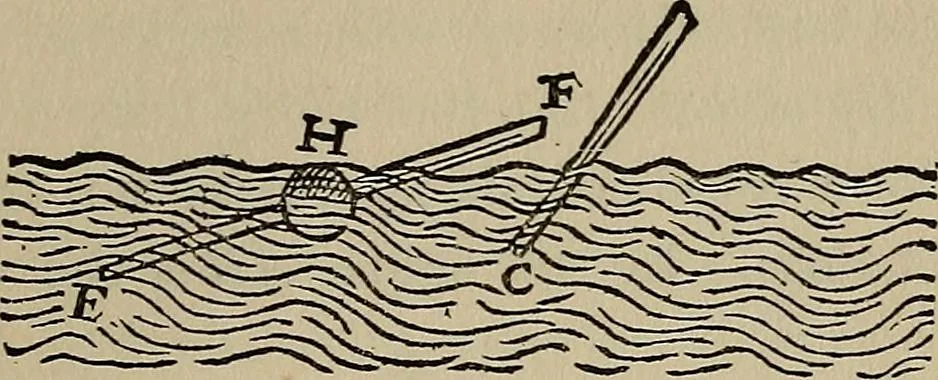 An illustration from William Gilbert of Colchester, physician of London, On the loadstone and magnetic bodies and on the great magnet the earth. A new physiology, demonstrated with many arguments and experiments .., 1893, leaf 150
