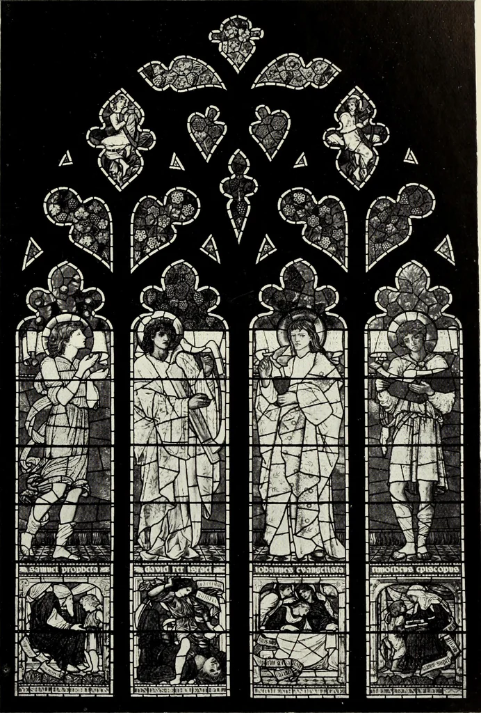 An illustration from William Morris, his art, his writings, and his public life : a record, 1898, leaf 102