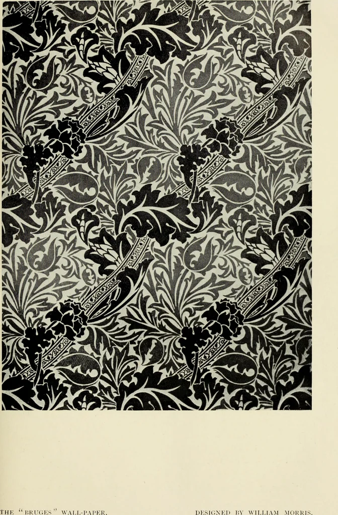 An illustration from William Morris, his art, his writings, and his public life : a record, 1898, leaf 134