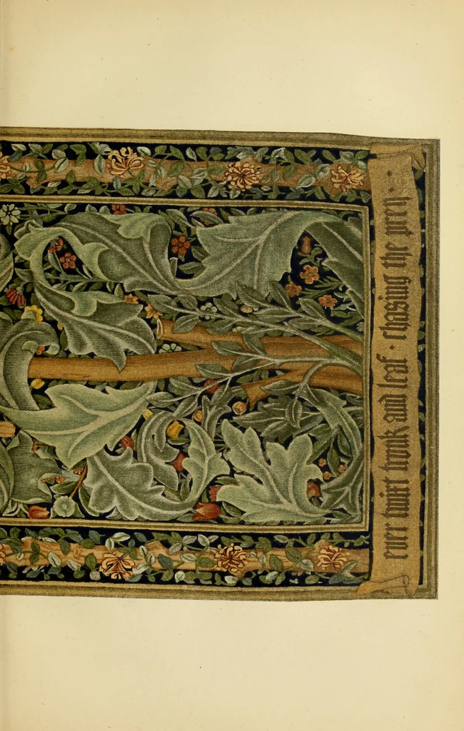 An illustration from William Morris, his art, his writings, and his public life : a record, 1898, leaf 184