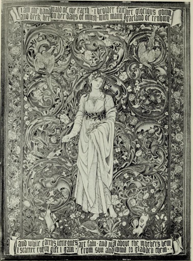 An illustration from William Morris, his art, his writings, and his public life : a record, 1898, leaf 189