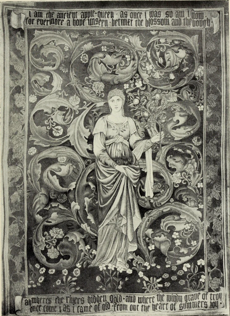 An illustration from William Morris, his art, his writings, and his public life : a record, 1898, leaf 190