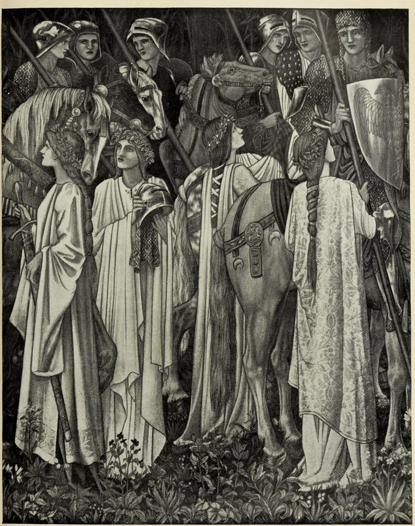An illustration from William Morris, his art, his writings, and his public life : a record, 1898, leaf 198