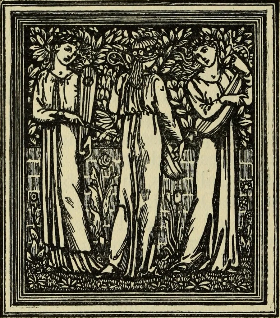 An illustration from William Morris, his art, his writings, and his public life : a record, 1898, leaf 471
