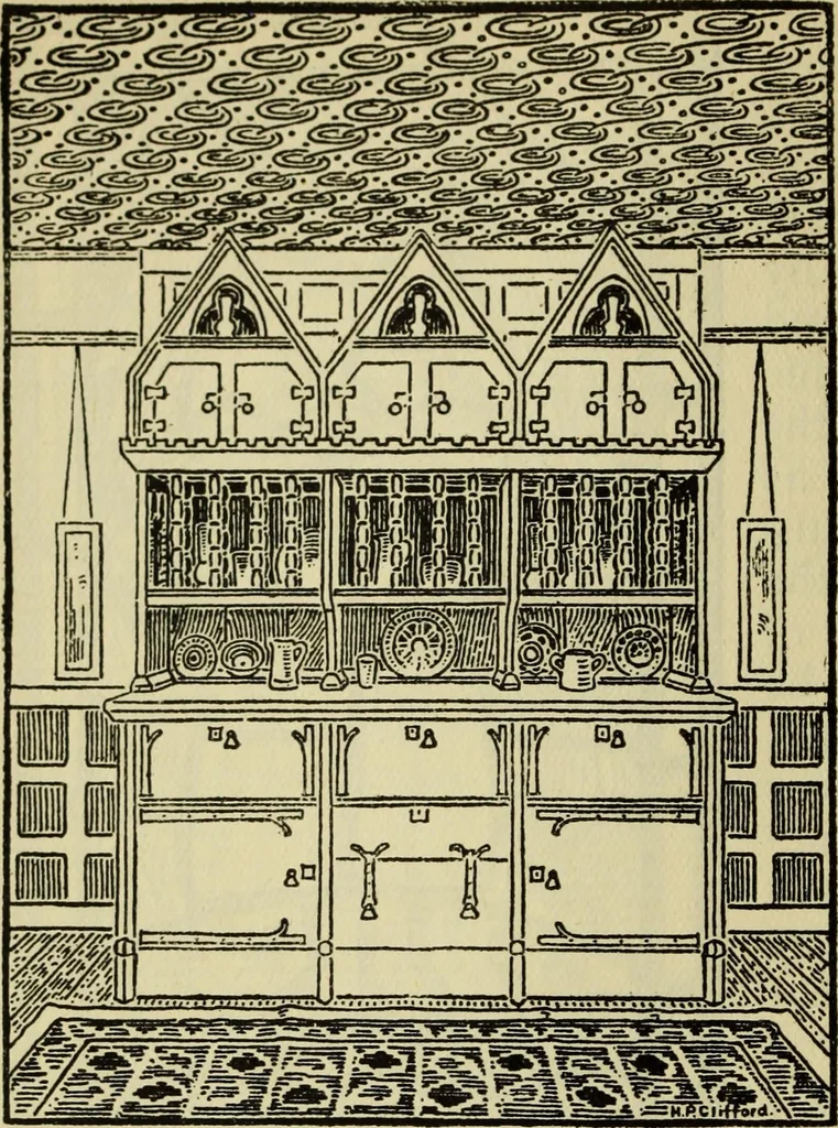 An illustration from William Morris, his art, his writings, and his public life : a record, 1898, leaf 67