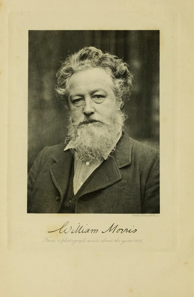 An illustration from William Morris, his art, his writings, and his public life : a record, 1898, leaf 7
