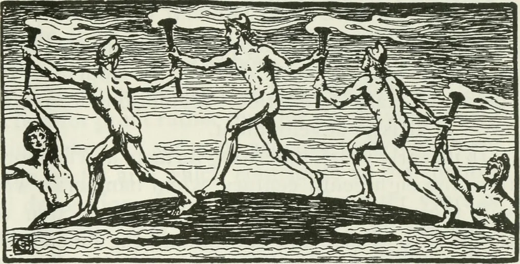 An illustration from William Morris to Whistler; papers and addresses on art and craft and the commonweal, 1911, leaf 240