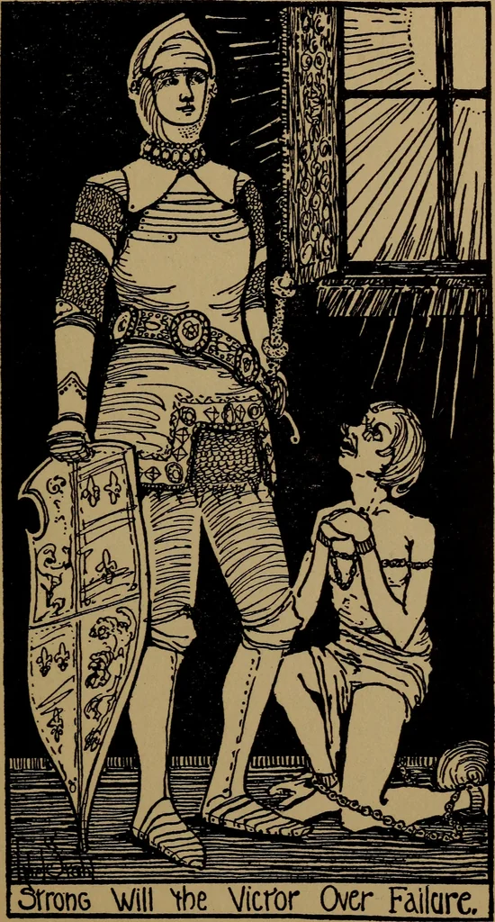 An illustration from Will-power, personal magnetism, memory-training, and success, 1921, leaf 12