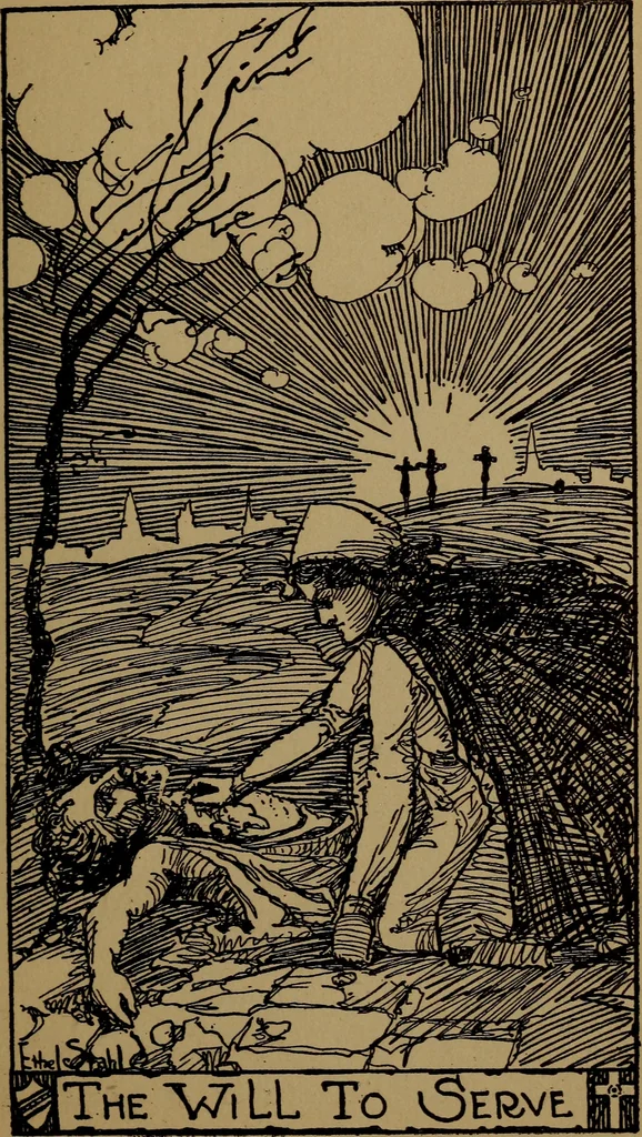 An illustration from Will-power, personal magnetism, memory-training, and success, 1921, leaf 26