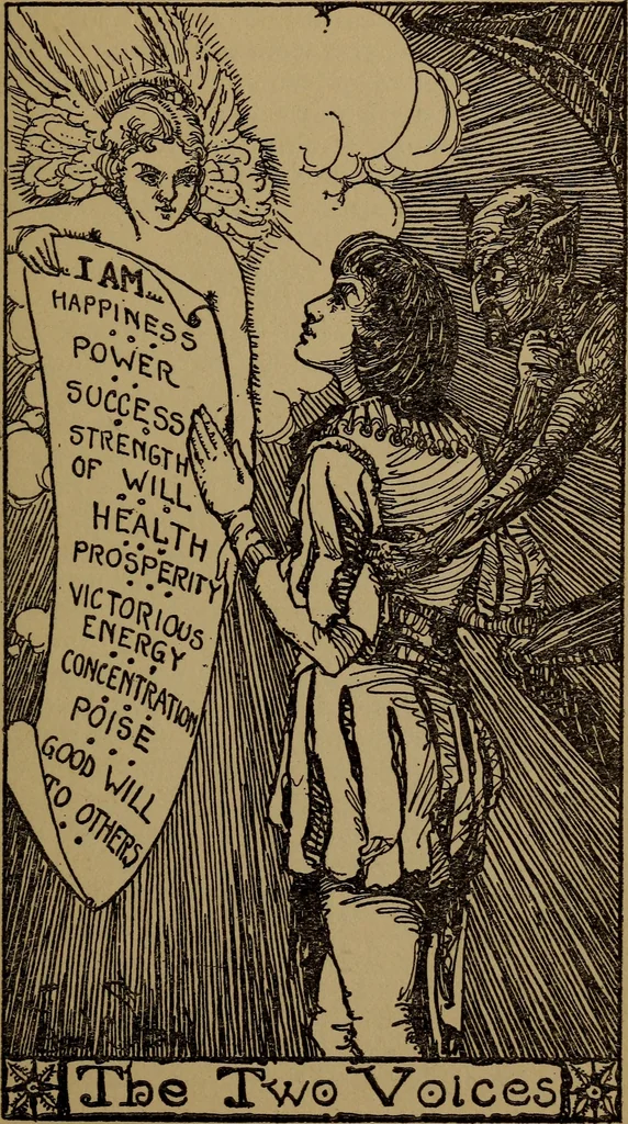 An illustration from Will-power, personal magnetism, memory-training, and success, 1921, leaf 62