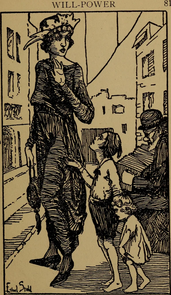An illustration from Will-power, personal magnetism, memory-training, and success, 1921, leaf 86
