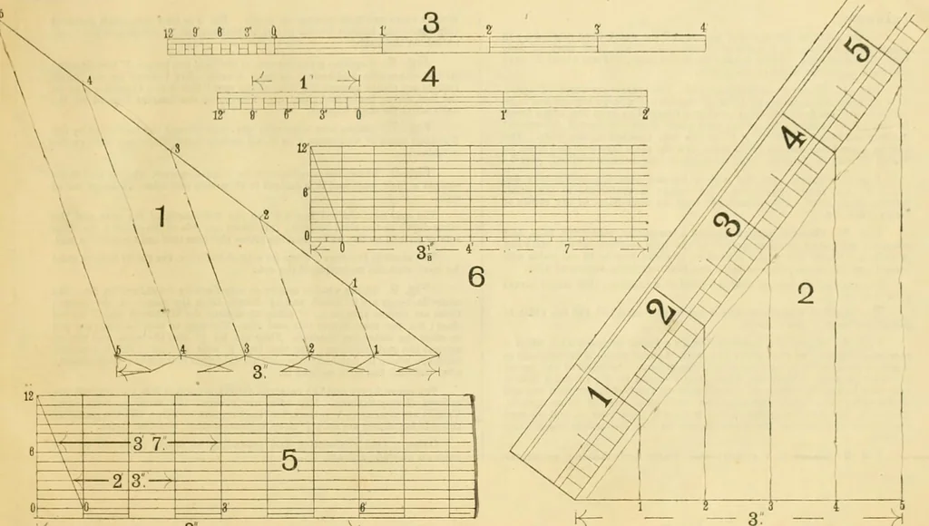 An illustration from Wilson’s Carpentry and joinery / by John Wilson, 1891, leaf 10