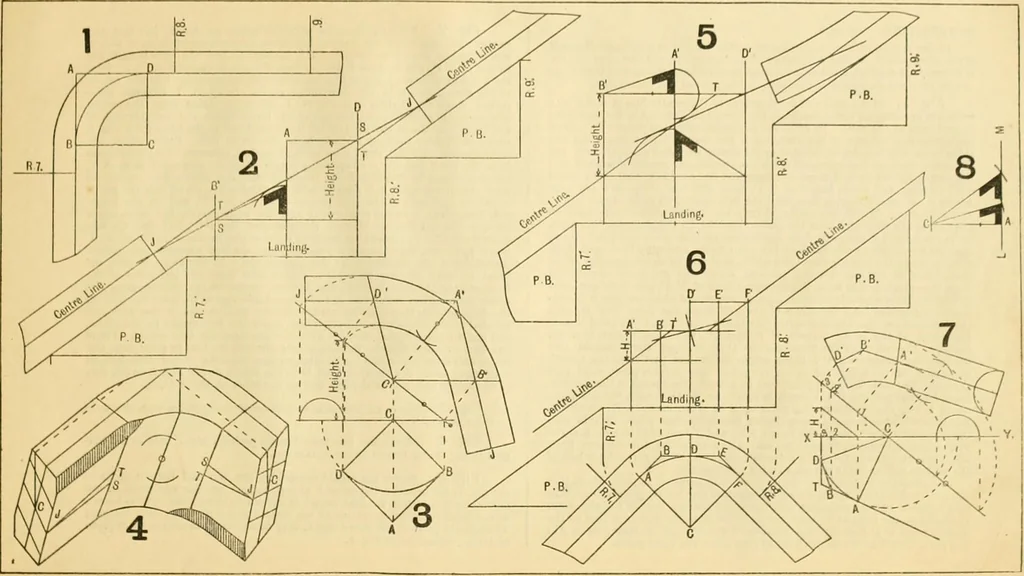 An illustration from Wilson’s Carpentry and joinery / by John Wilson, 1891, leaf 150