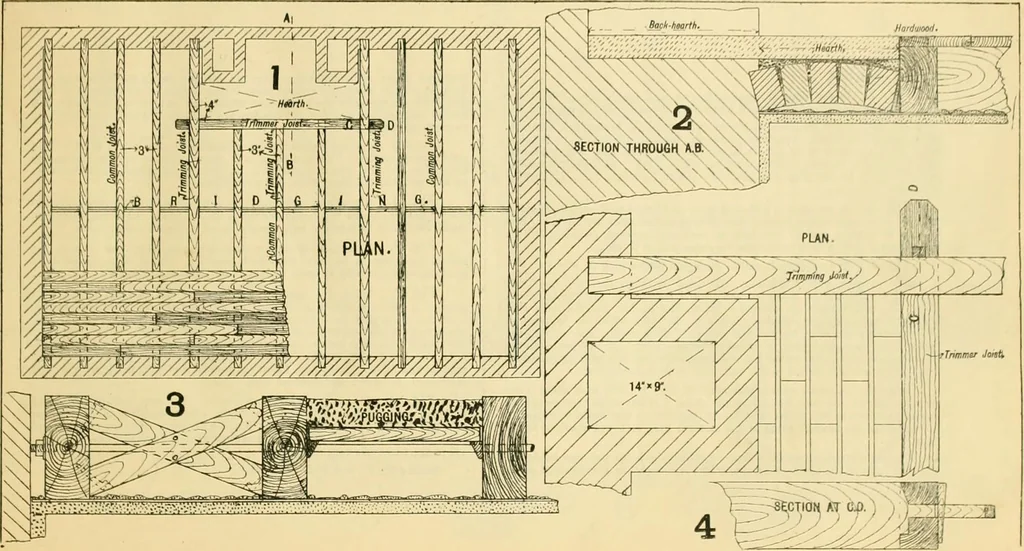 An illustration from Wilson’s Carpentry and joinery / by John Wilson, 1891, leaf 16