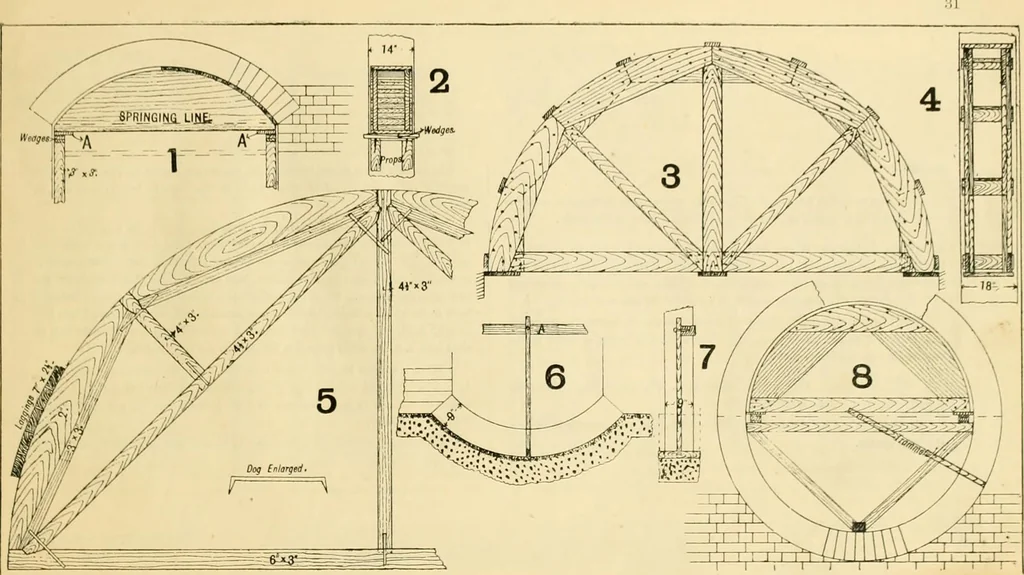 An illustration from Wilson’s Carpentry and joinery / by John Wilson, 1891, leaf 32