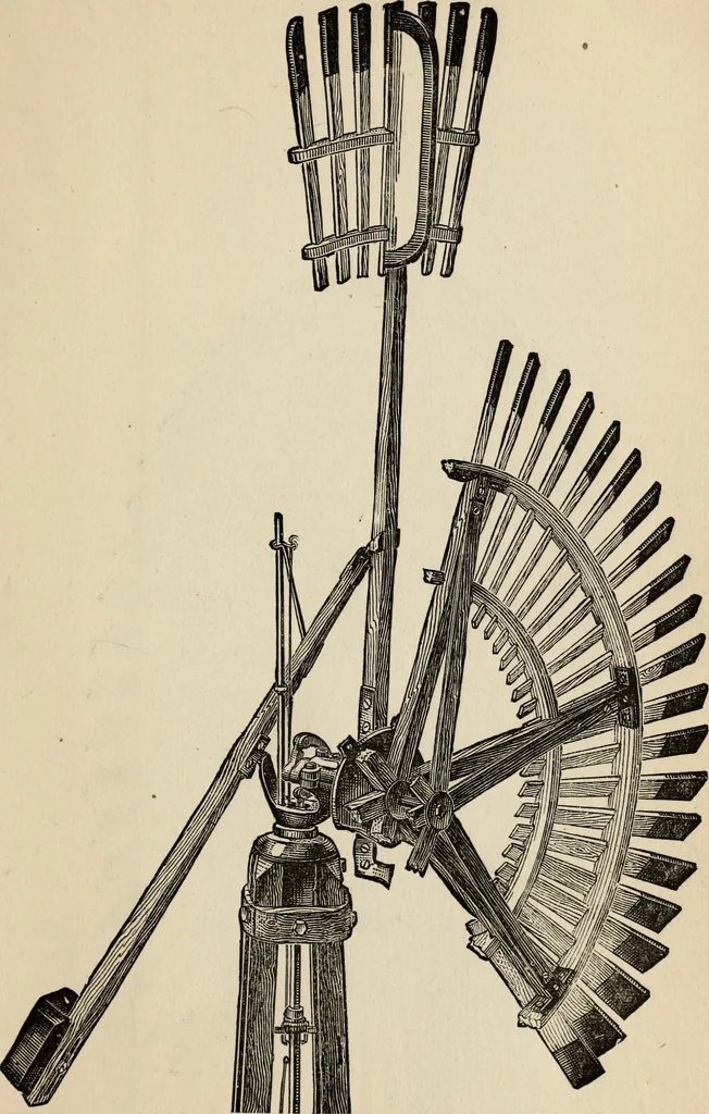 An illustration from The windmill as a prime mover, 1885, leaf 126
