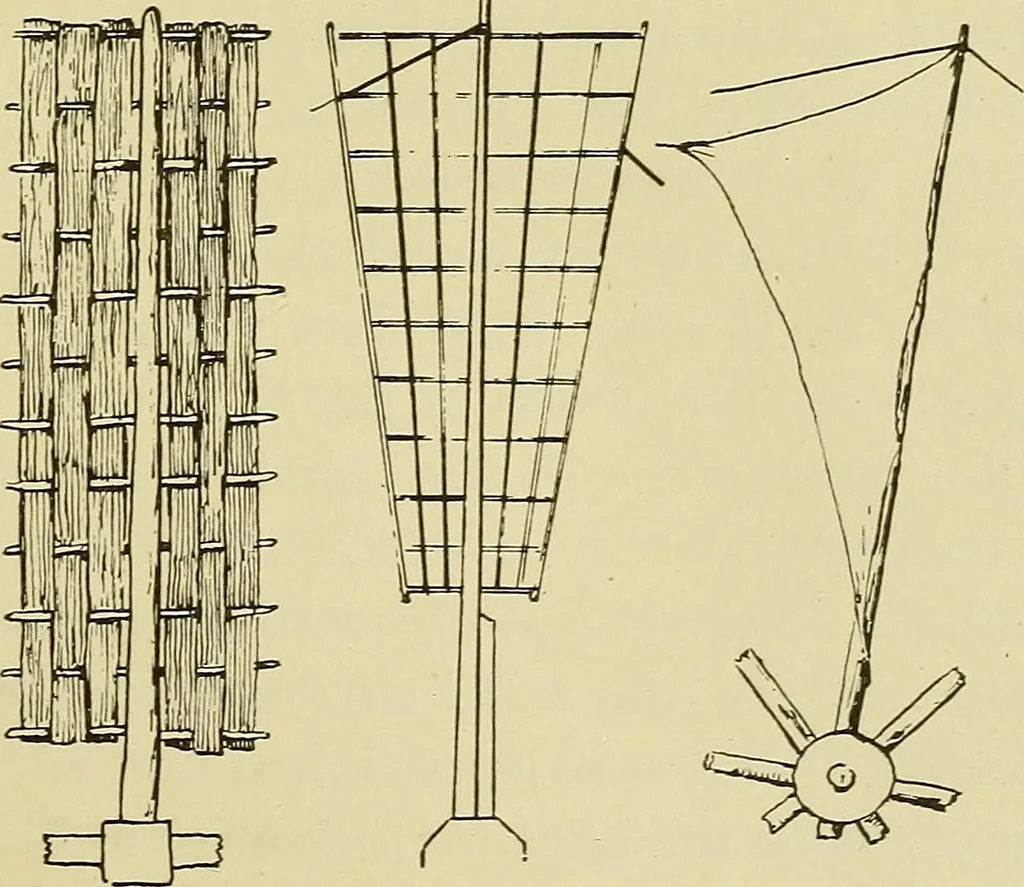 An illustration from Windmills, picturesque and historic : the Motors of the past / by F.H. Shelton, 1919, leaf 10