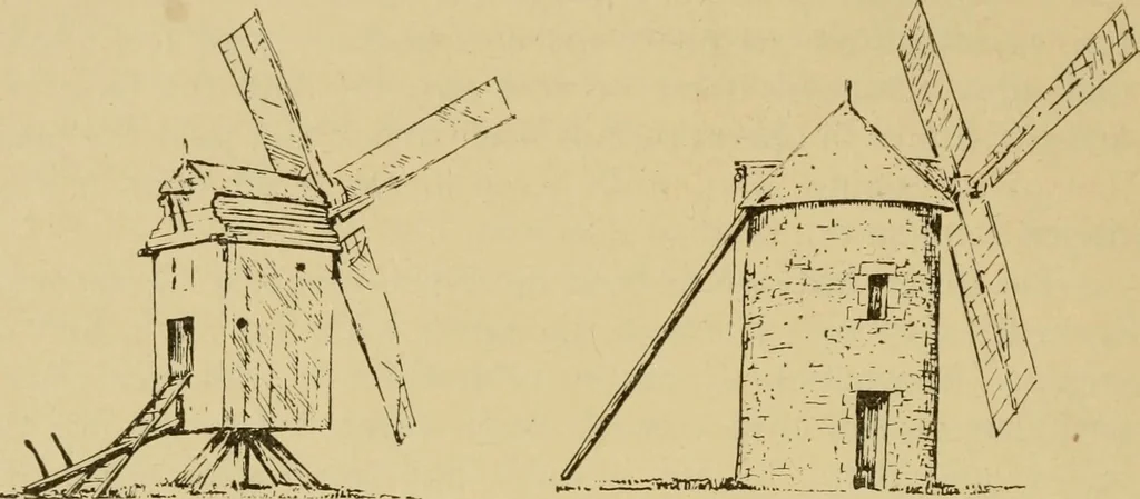 An illustration from Windmills, picturesque and historic : the Motors of the past / by F.H. Shelton, 1919, leaf 15