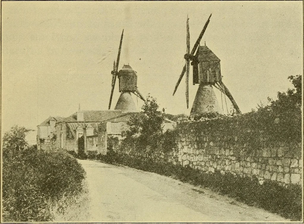 An illustration from Windmills, picturesque and historic : the Motors of the past / by F.H. Shelton, 1919, leaf 24