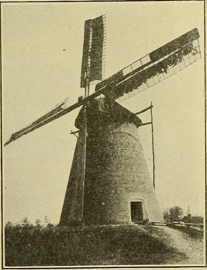 An illustration from Windmills, picturesque and historic : the Motors of the past / by F.H. Shelton, 1919, leaf 24