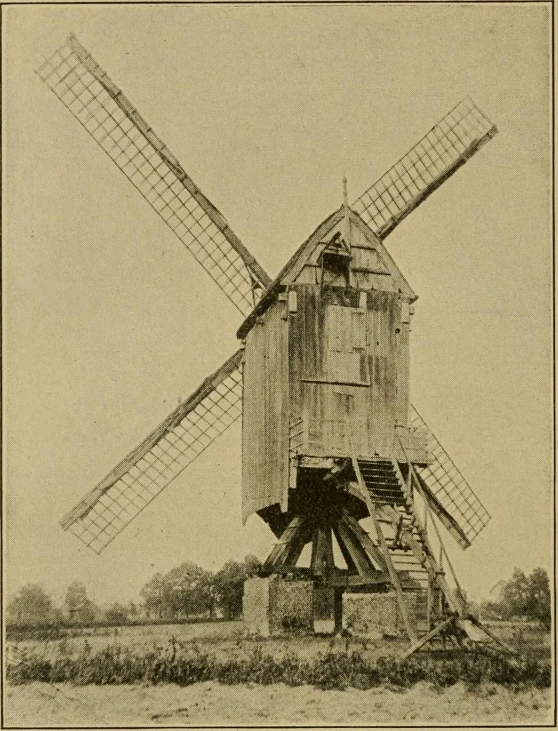 An illustration from Windmills, picturesque and historic : the Motors of the past / by F.H. Shelton, 1919, leaf 25