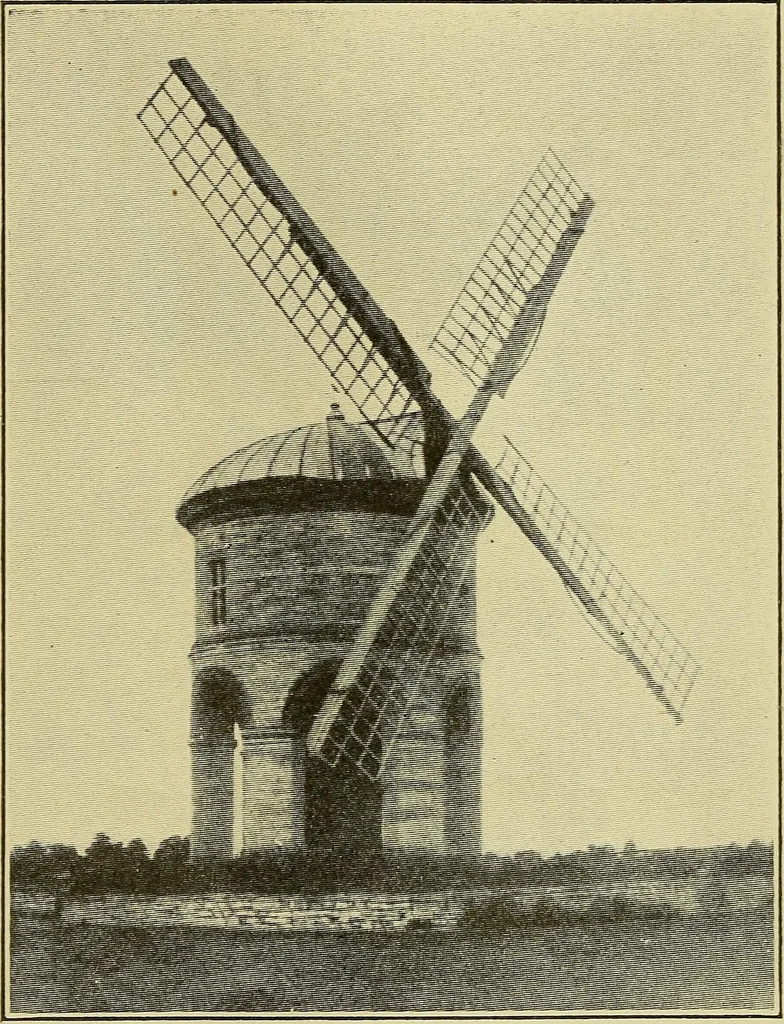An illustration from Windmills, picturesque and historic : the Motors of the past / by F.H. Shelton, 1919, leaf 30