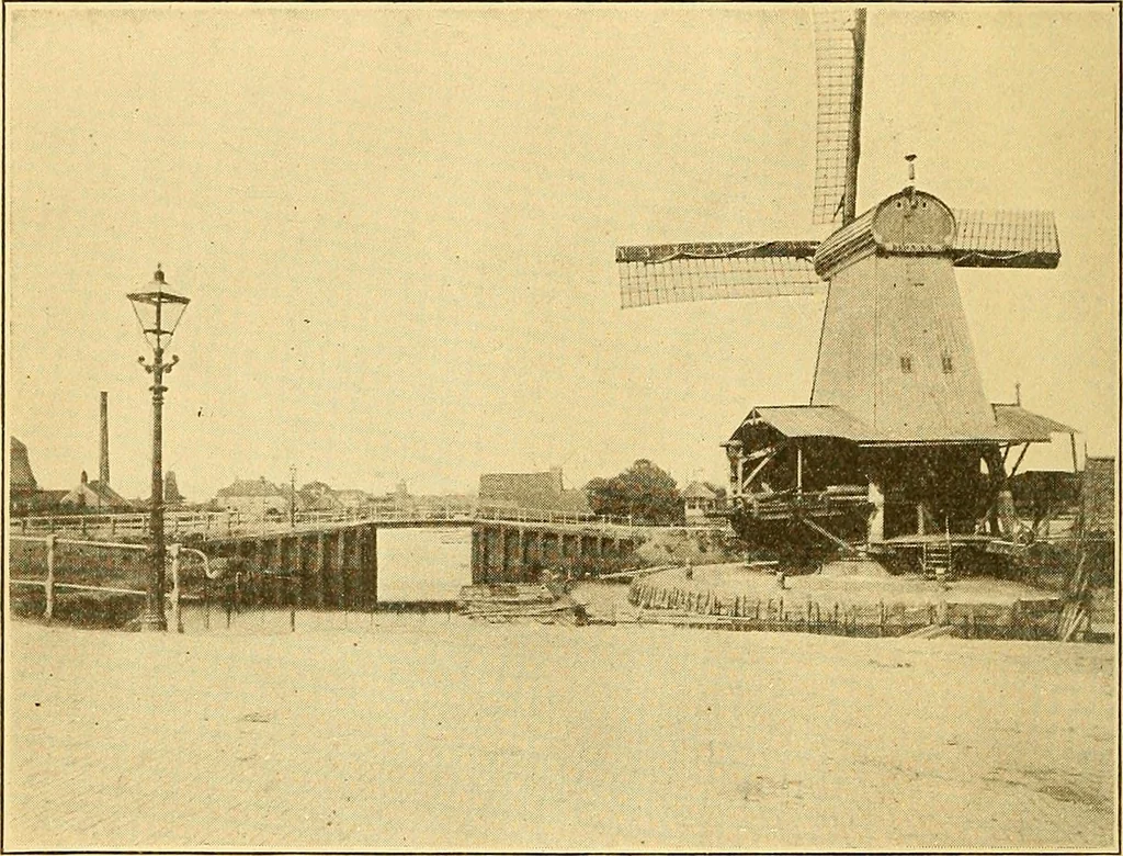 An illustration from Windmills, picturesque and historic : the Motors of the past, 1919, leaf 19