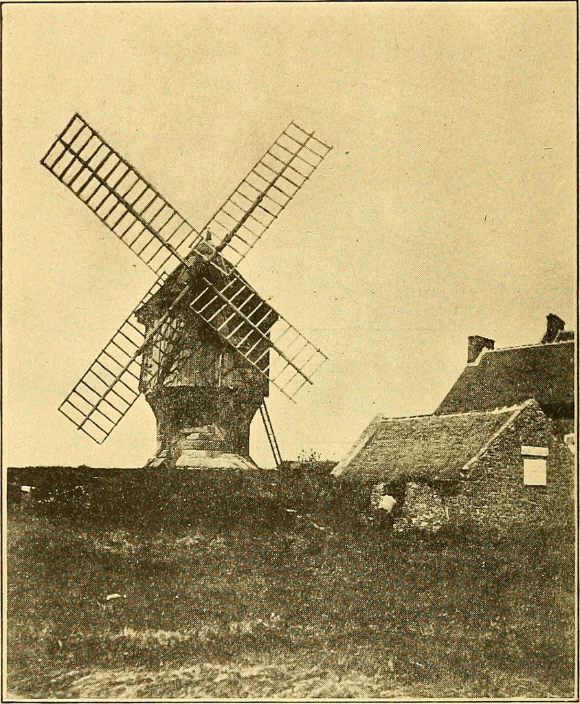 An illustration from Windmills, picturesque and historic : the Motors of the past, 1919, leaf 25