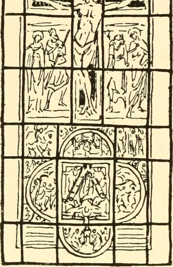An illustration from Windows; a book about stained & painted glass, 1897, leaf 141