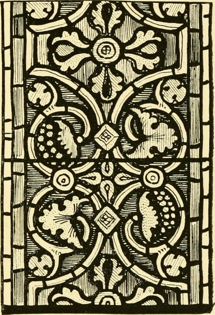 An illustration from Windows; a book about stained & painted glass, 1897, leaf 142