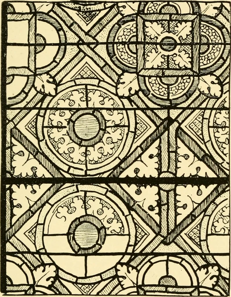 An illustration from Windows; a book about stained & painted glass, 1897, leaf 148
