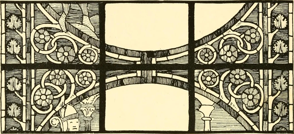 An illustration from Windows; a book about stained & painted glass, 1897, leaf 153