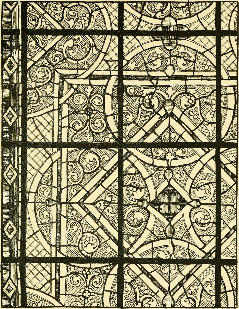 An illustration from Windows; a book about stained & painted glass, 1897, leaf 180