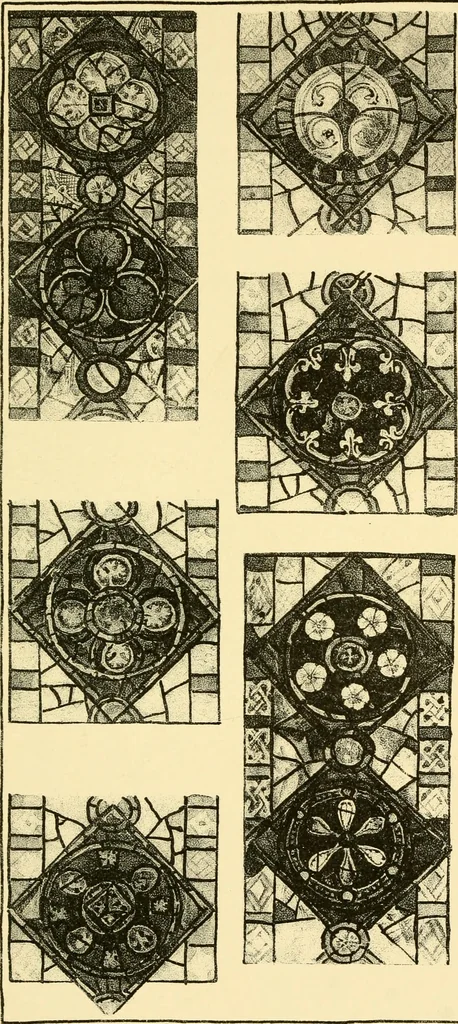 An illustration from Windows; a book about stained & painted glass, 1897, leaf 184