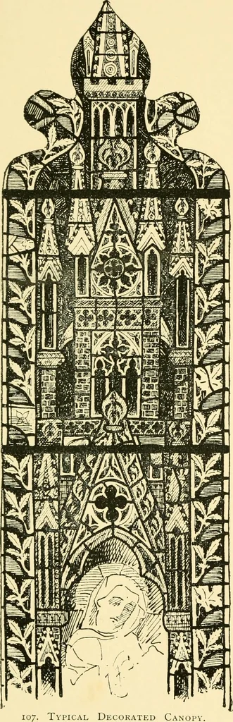 An illustration from Windows; a book about stained & painted glass, 1897, leaf 186