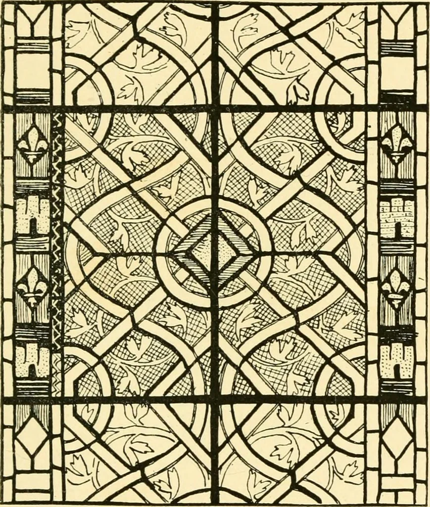 An illustration from Windows; a book about stained & painted glass, 1897, leaf 192