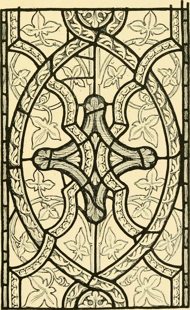 An illustration from Windows; a book about stained & painted glass, 1897, leaf 194