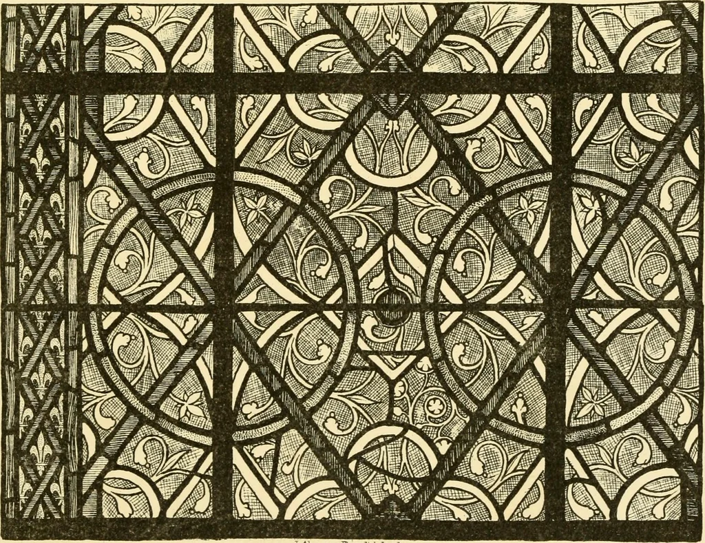 An illustration from Windows; a book about stained & painted glass, 1897, leaf 196