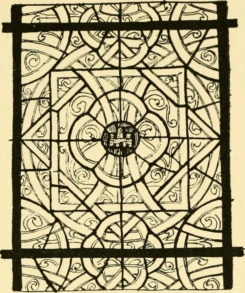 An illustration from Windows; a book about stained & painted glass, 1897, leaf 198