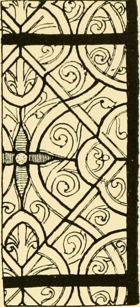 An illustration from Windows; a book about stained & painted glass, 1897, leaf 198